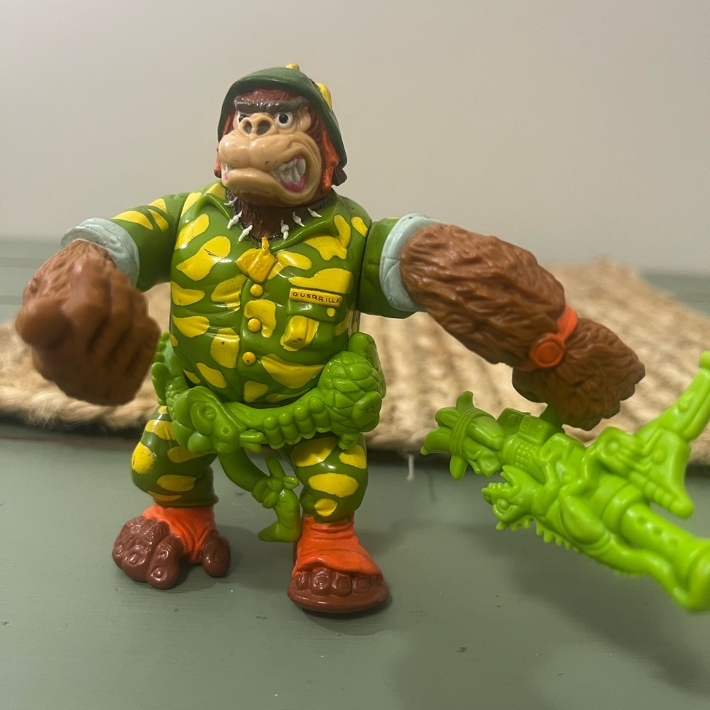 Vintage sergeant bananas 1991 mirage studios figurine ninja turtles